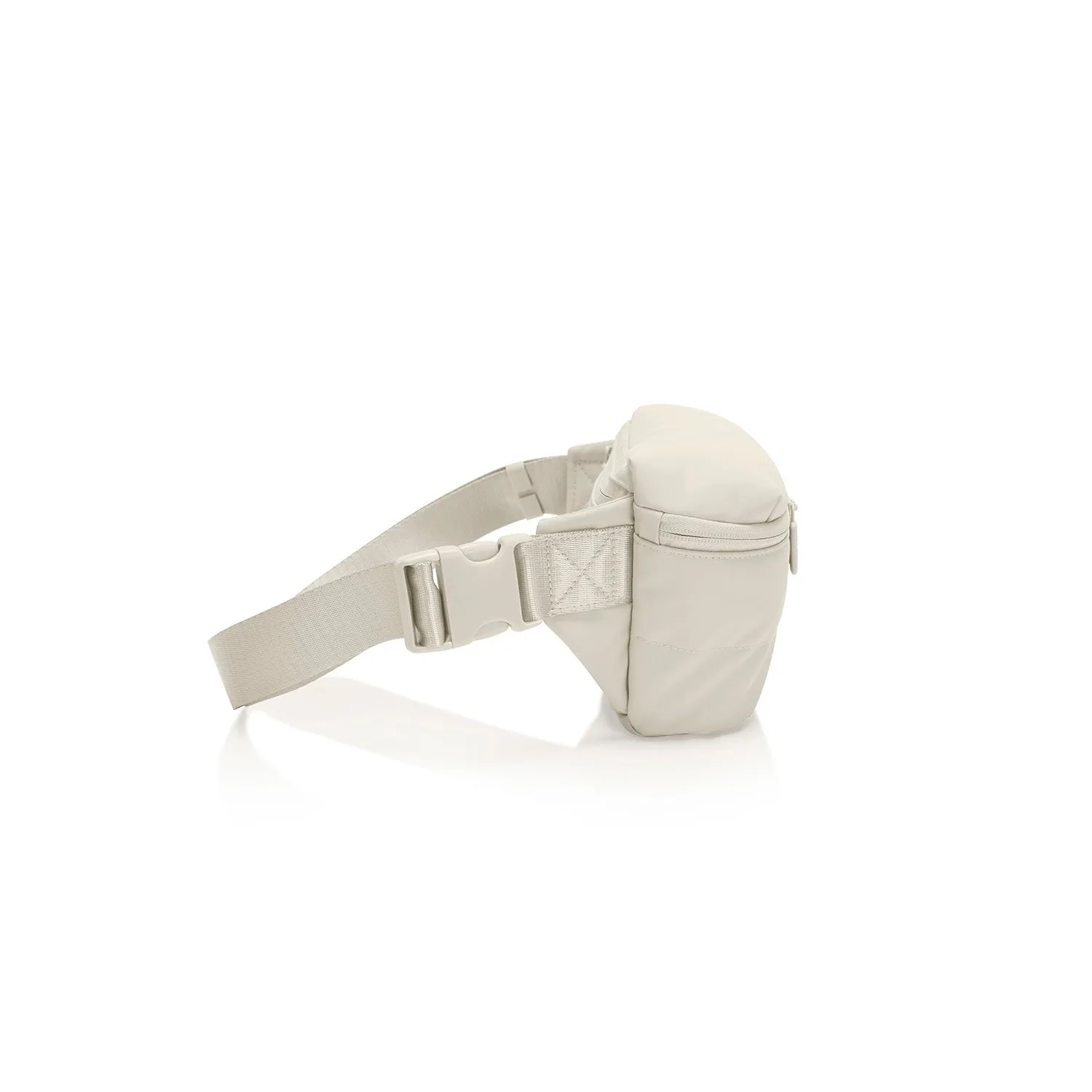 The Puffer Mini Waist Bag - Off White