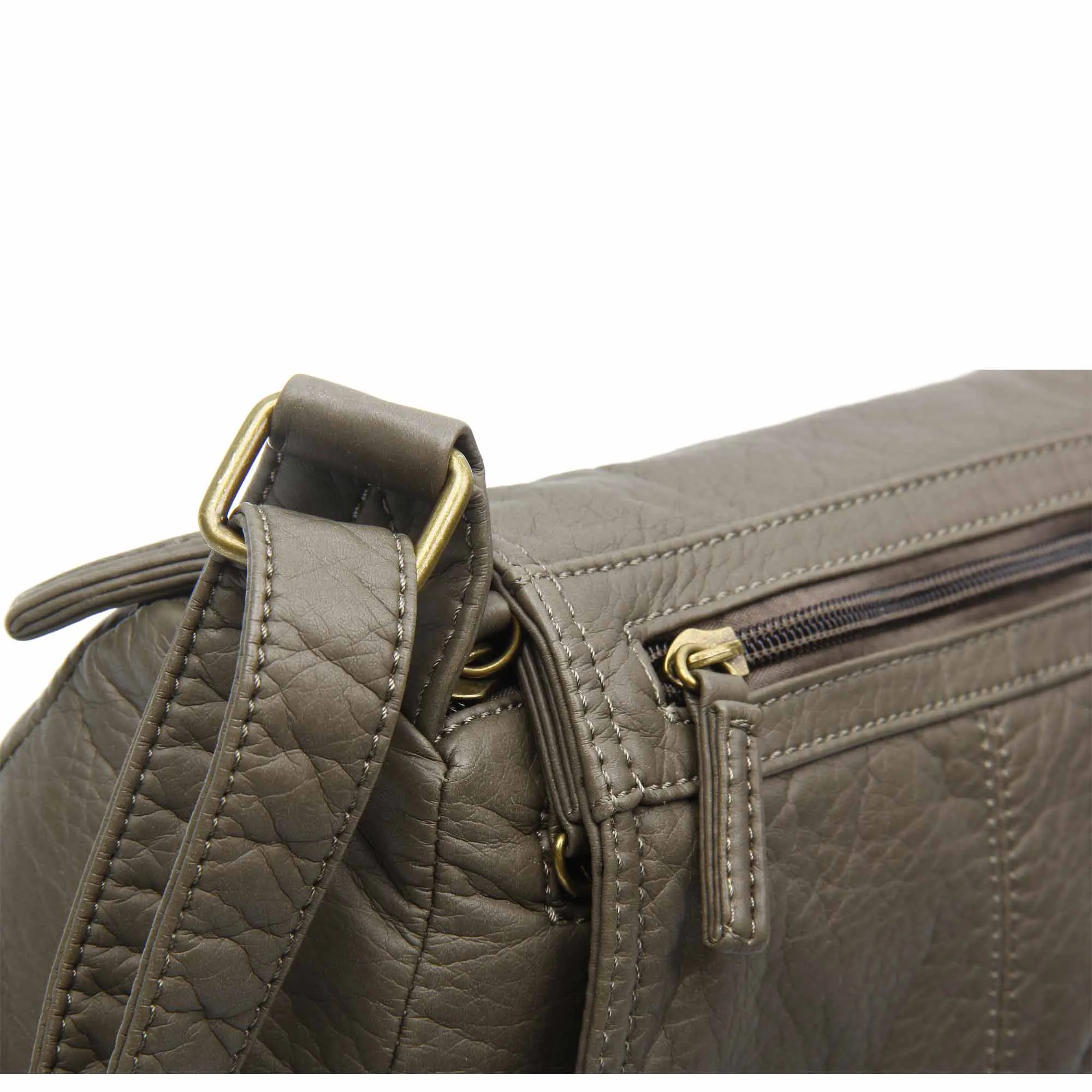 The Willma Crossbody - Dark Grey