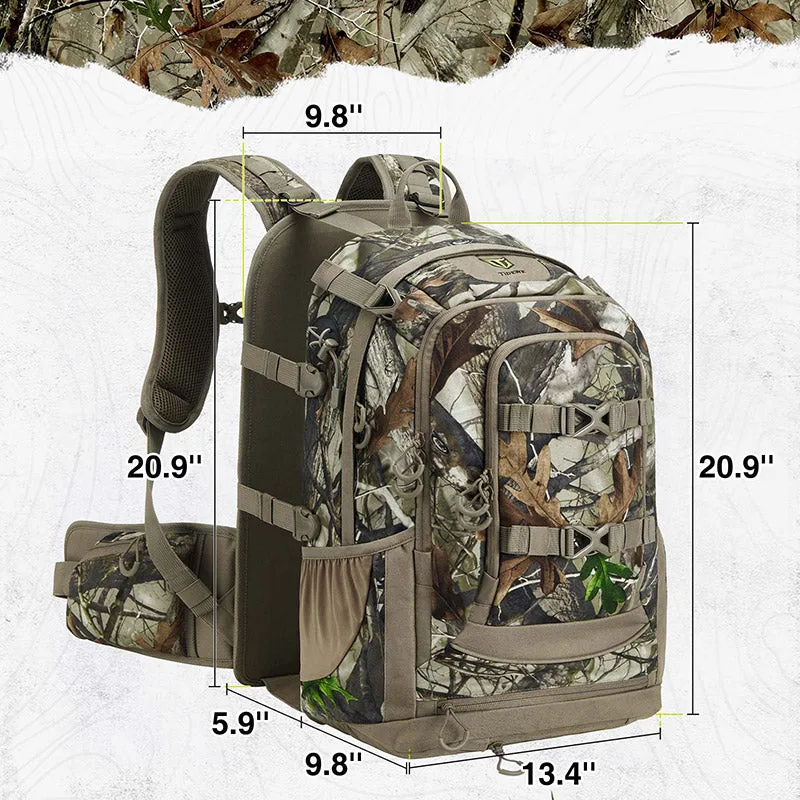 TIDEWE Extendable Capacity 50L - 75L Hunting Backpack