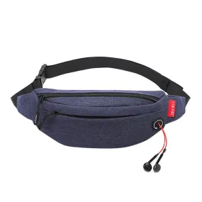 TINYAT T2003 Outdoor Sports Nylon Waterproof Mobile Phone Waist Bags(Dark Blue)