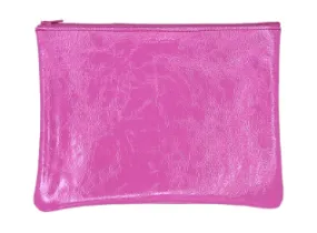 TRACEY TANNER | Candy Patent Flamingo Zip Pouch