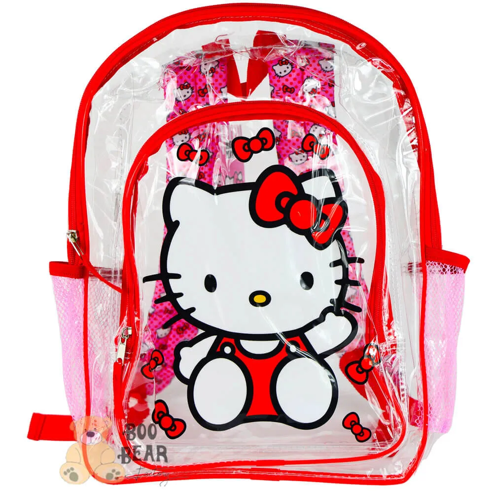 Transparent Red Hello Kitty Backpack | Just for $29.99 | Boo Bear Factory