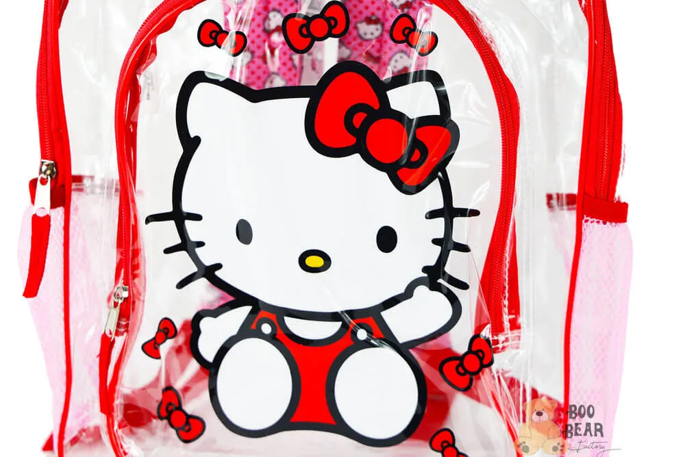 Transparent Red Hello Kitty Backpack | Just for $29.99 | Boo Bear Factory