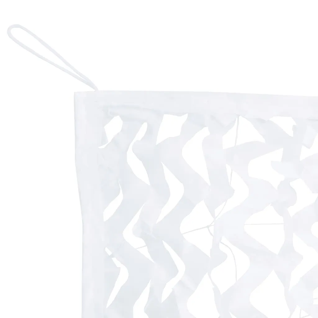 vidaXL Camouflage Net with Storage Bag 613x138 cm White