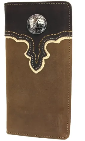 W-110 - Rockin Leather Rodeo Wallet - Cowboy Prayer