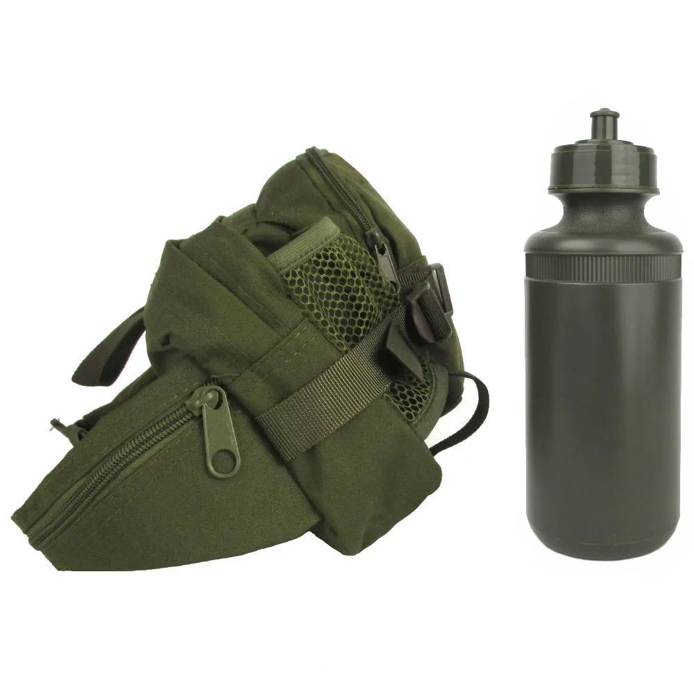 Waist Pack With Bottle - Olive Drab