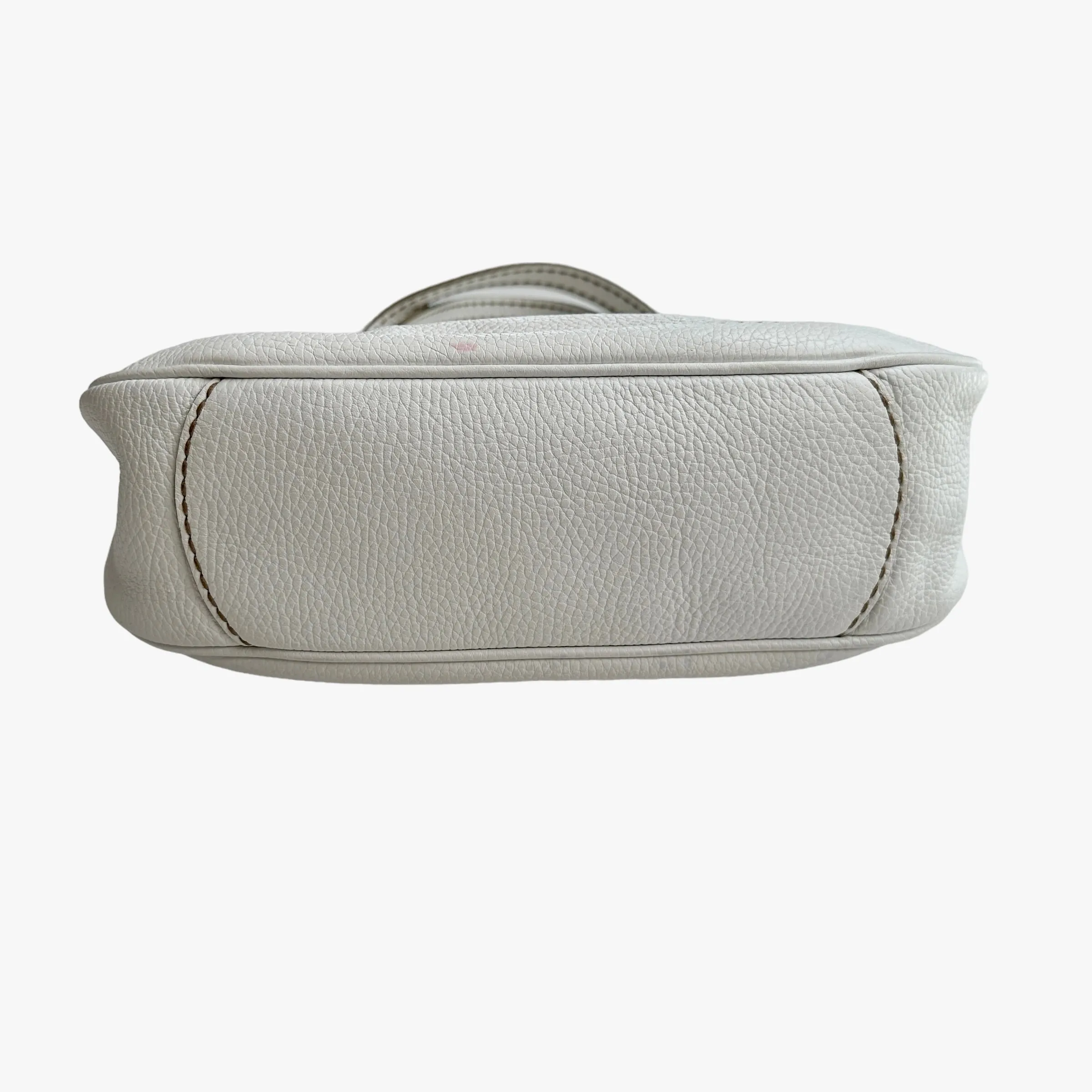 White Leather Shoulder Bag