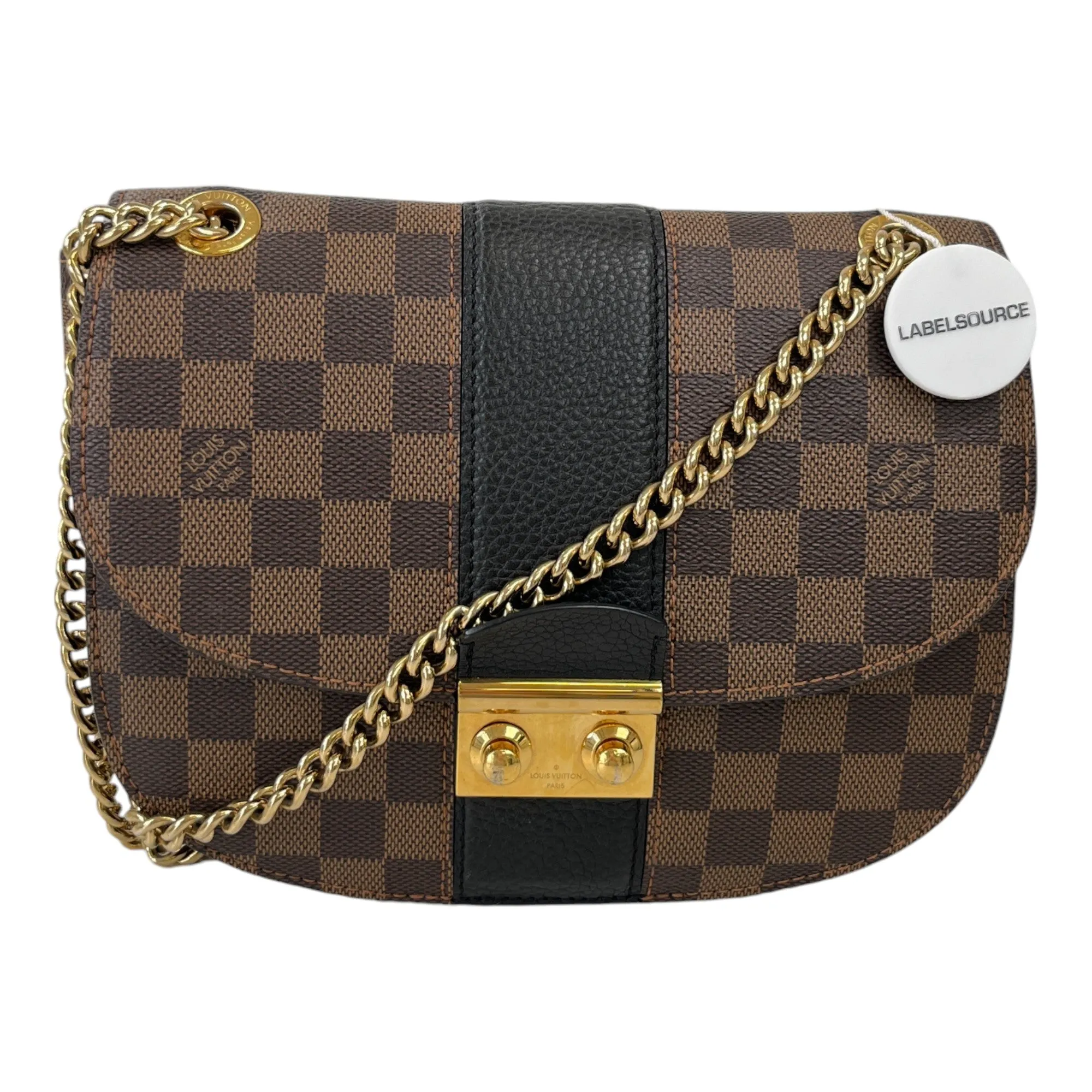 Women's Wight Damier Ebene Messenger Bag Brown