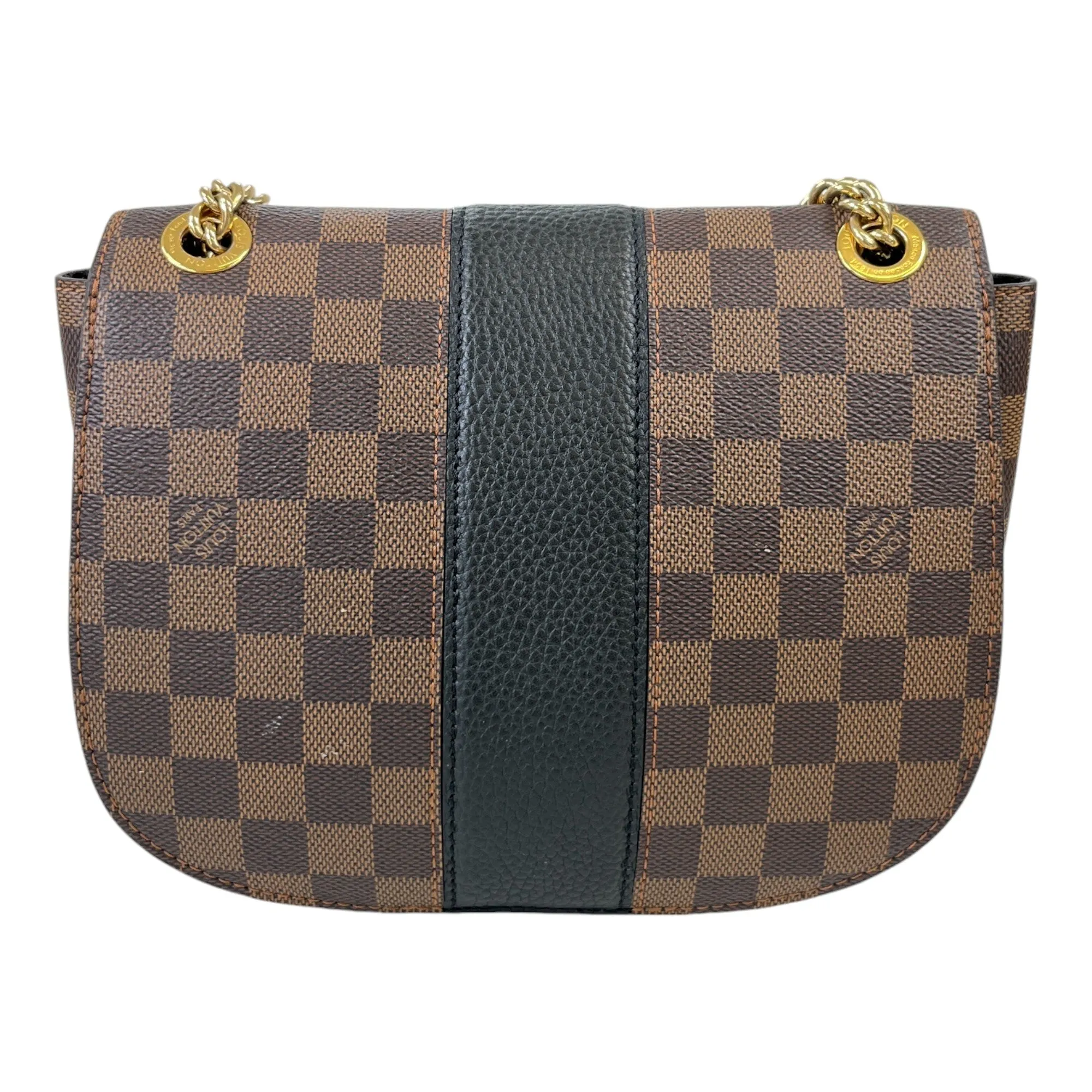 Women's Wight Damier Ebene Messenger Bag Brown