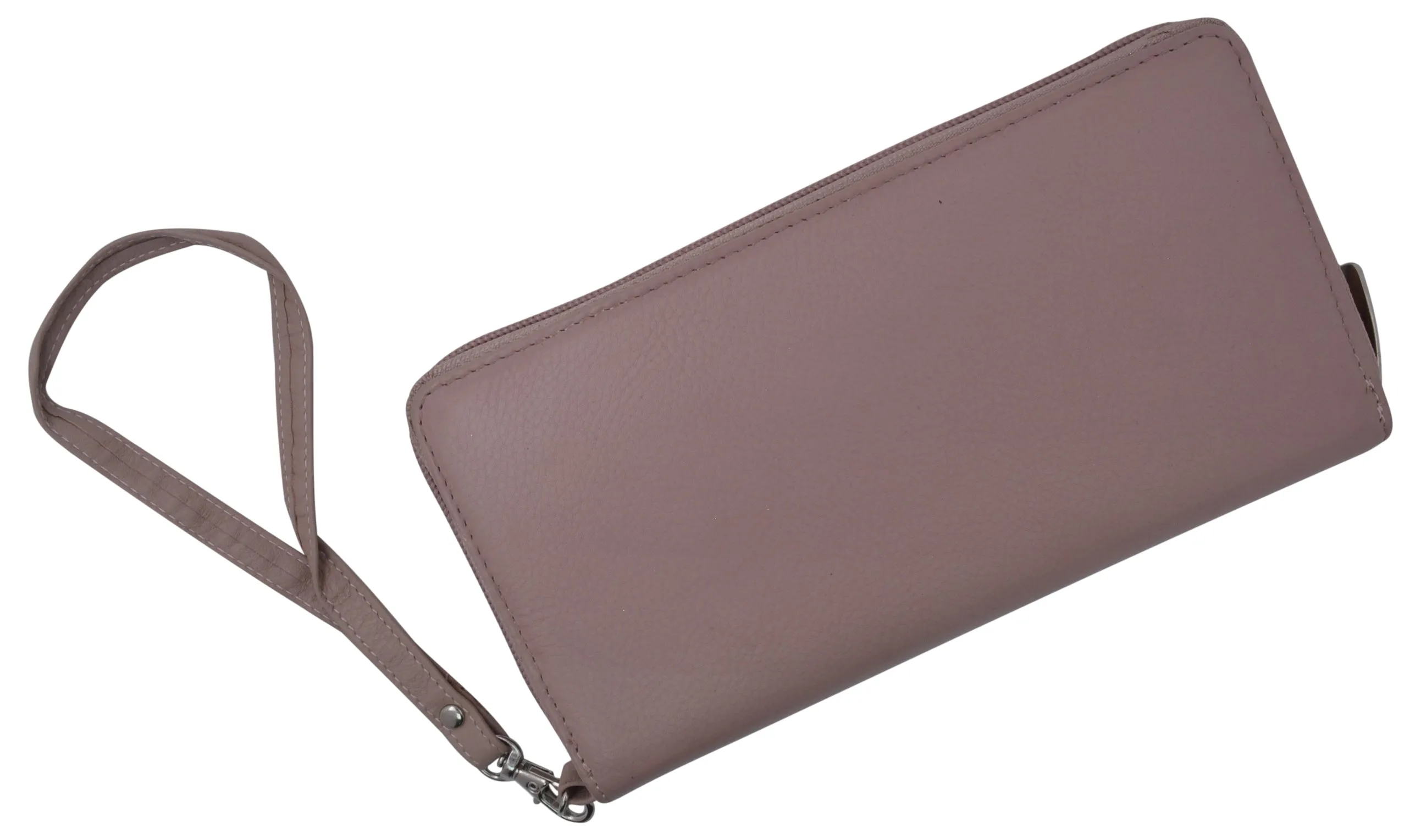 Women's Zip Around Wallet and Phone Clutch - Leather RFID Blocking with Card Holder Organizer