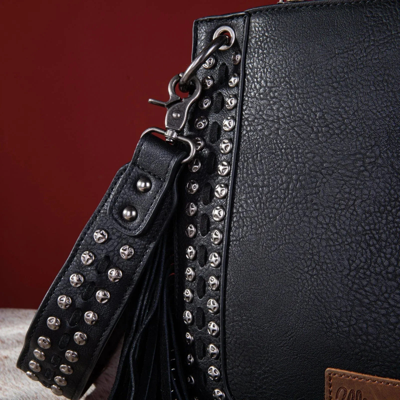 Wrangler Rivets Fringe Concealed Carry Crossbody