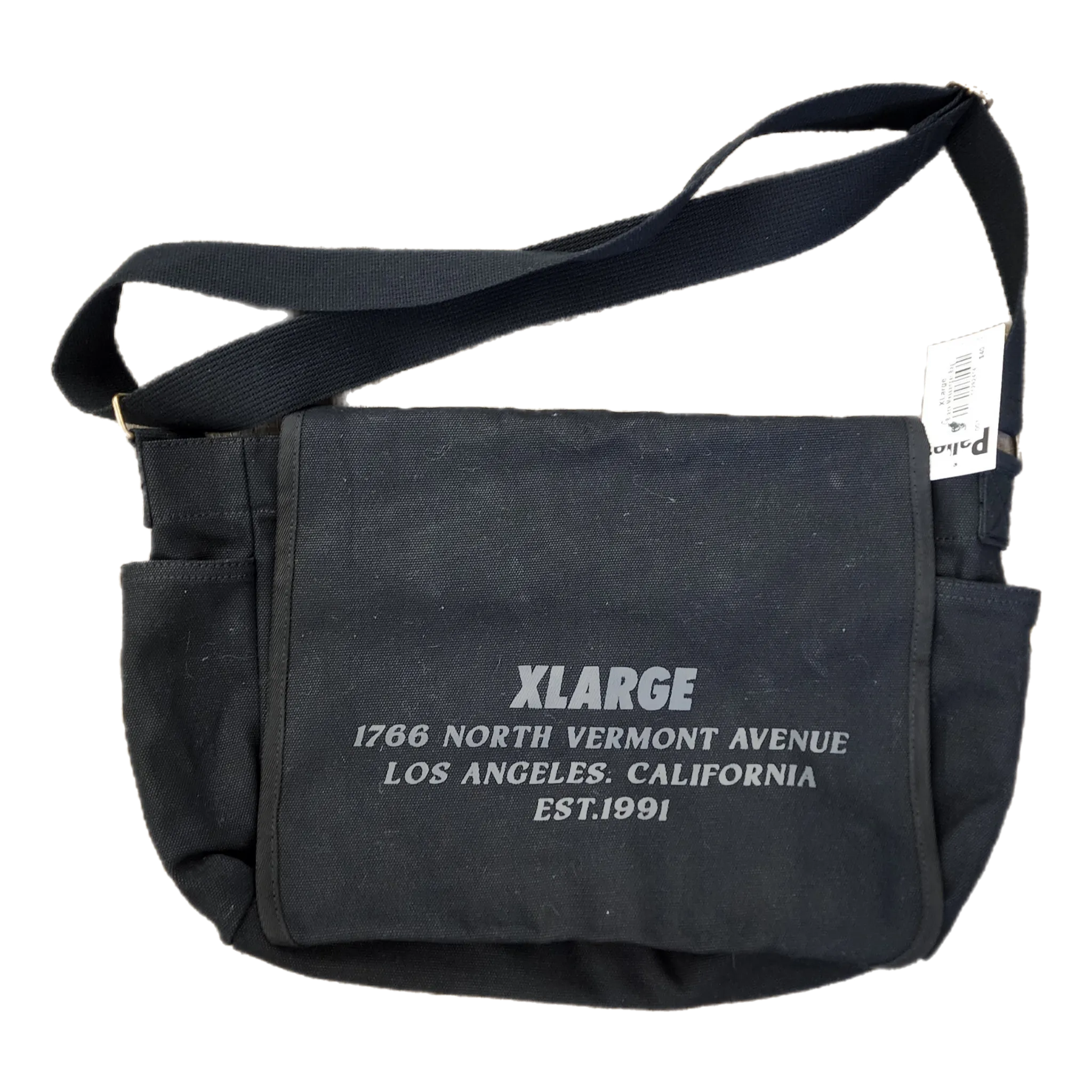 XLarge Black Messenger Bag