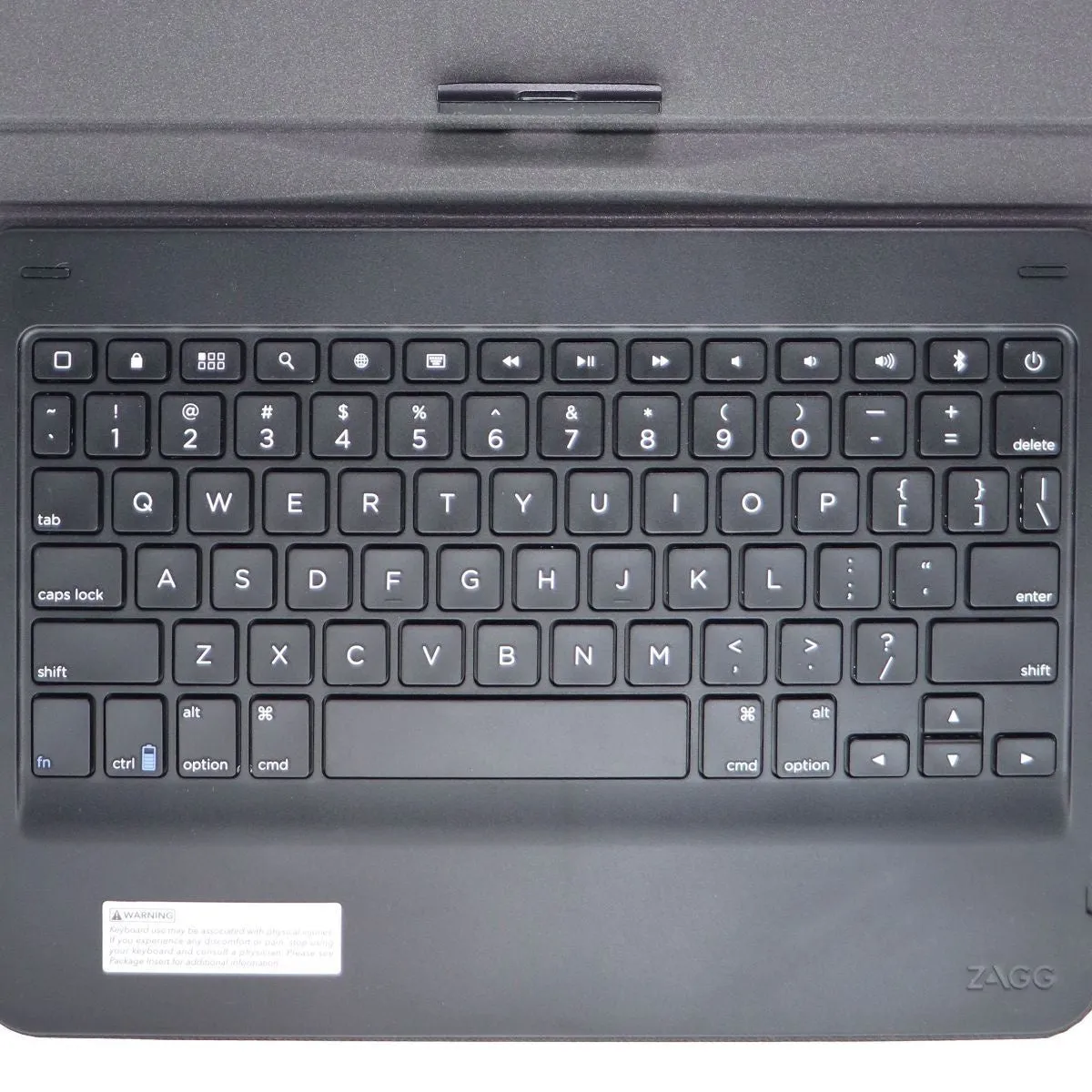 ZAGG Messenger Folio Keyboard Case for Apple iPad 10.2 / Air 3 / Pro 10.5 - Blk